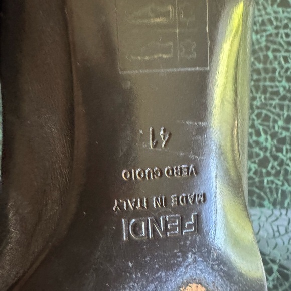 Fendi Elegant brown Leather‎ Ankle Boots 41 - Picture 7 of 9